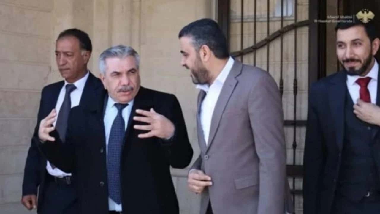 Şam heyeti Haseke Valisi'ni ziyaret etti