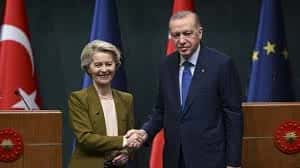 Von der Leyen, Erdoğan ile görüştü
