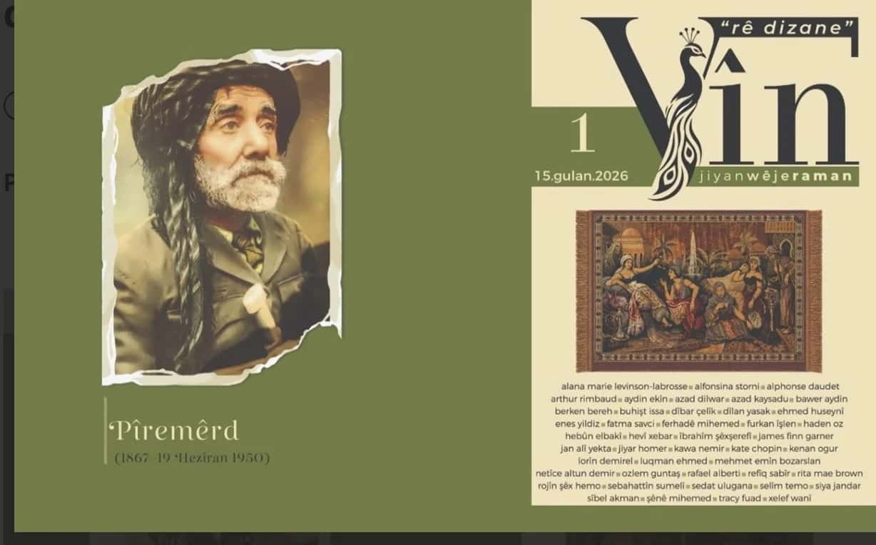Kürtçe edebiyat dünyasına yeni soluk: Vîn dergisi yayın hayatına başladı