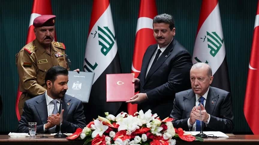 Turkey and Iraq sign three agreements