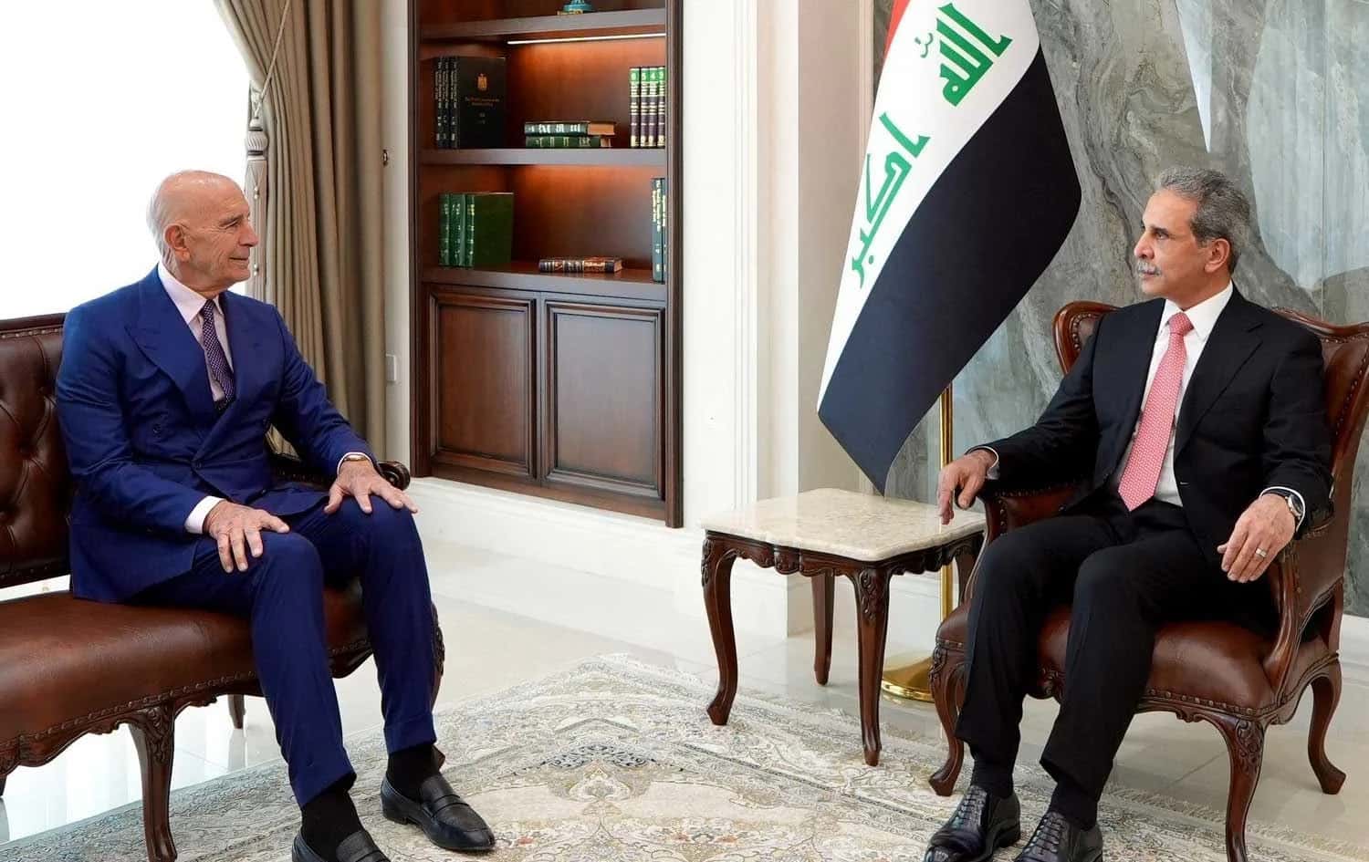 Tom Barrack, Zeydan ile görüştü