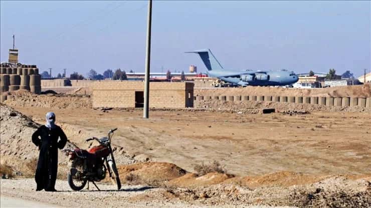 ABD Şeddadi hava üssünü Suriye'ye bıraktı