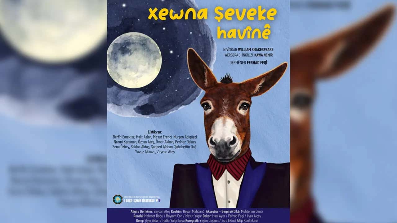 Diyarbakır’da Shakespeare’in eseri Kürtçe uyarlamayla sahne alacak