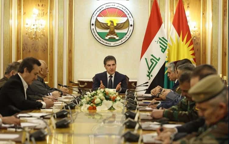 Barzani yüksek askeri ve güvenlik toplantısı yaptı