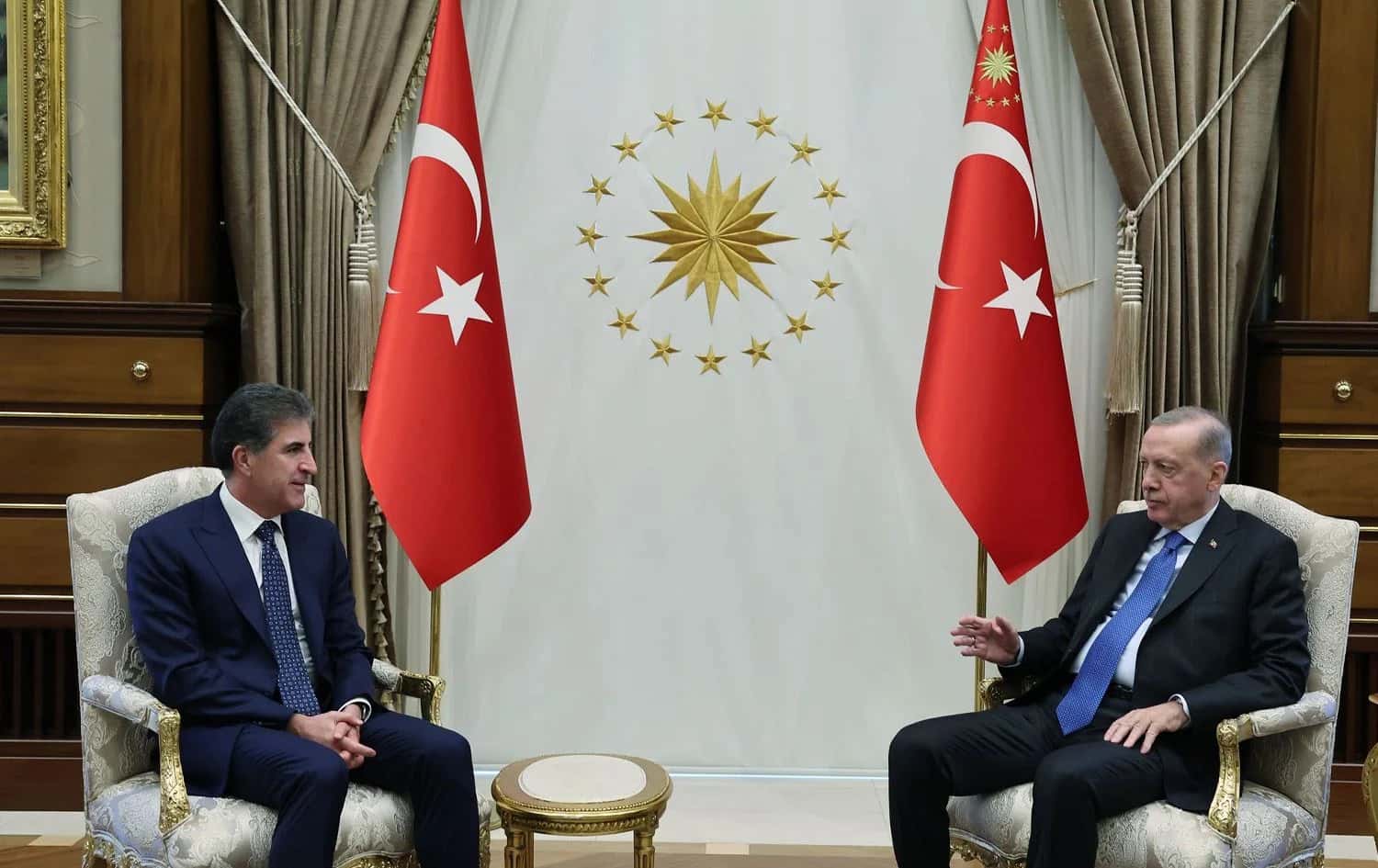 Neçirvan Barzani, Erdoğan ile görüştü