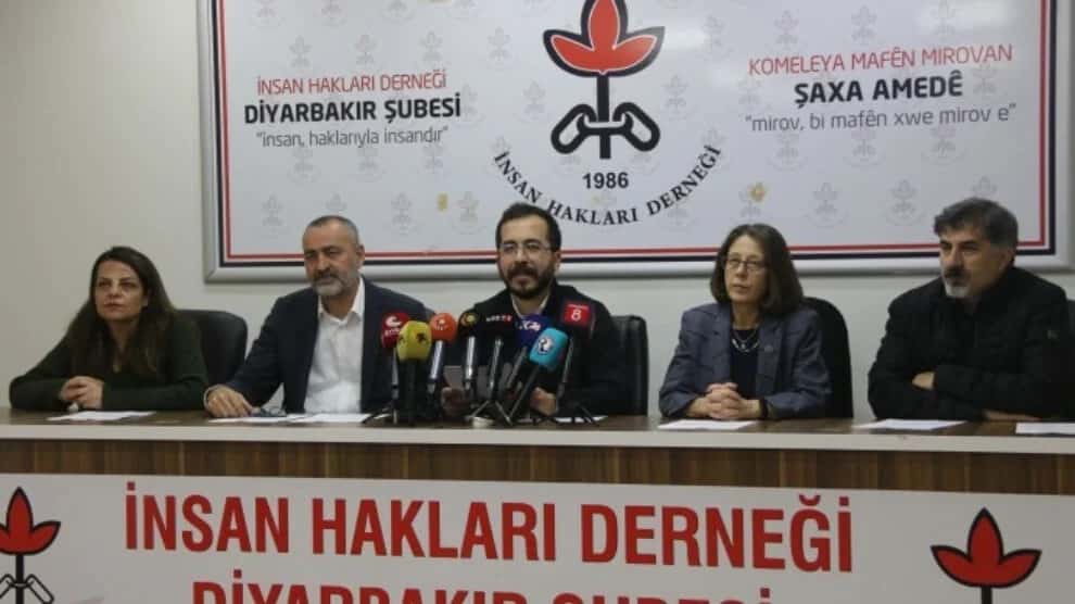 İHD Diyarbakır Şubesi: 2025’te en az 2 bin 671 hak ihlali yaşandı