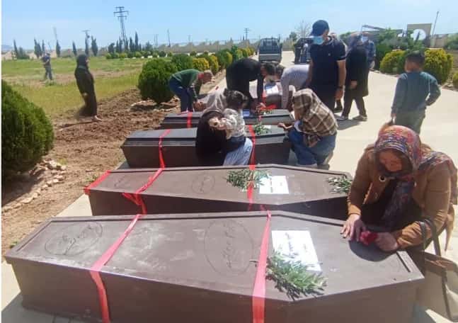 Sürgünde öldüler, tabutlarıyla Efrîn’e döndüler