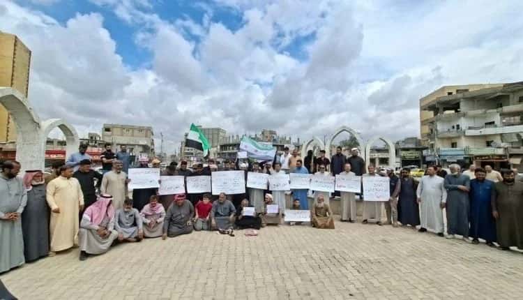 Rakka, Kobani ve Haseke’de çiftçiler meydanlarda