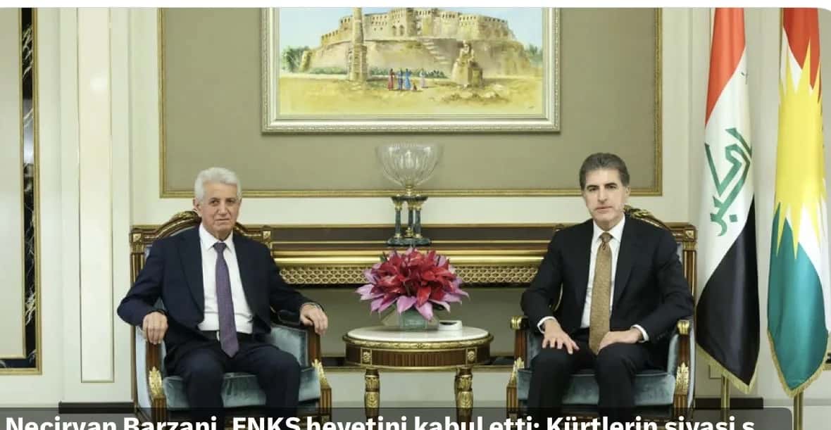 Neçirvan Barzani, ENKS heyetini kabul etti