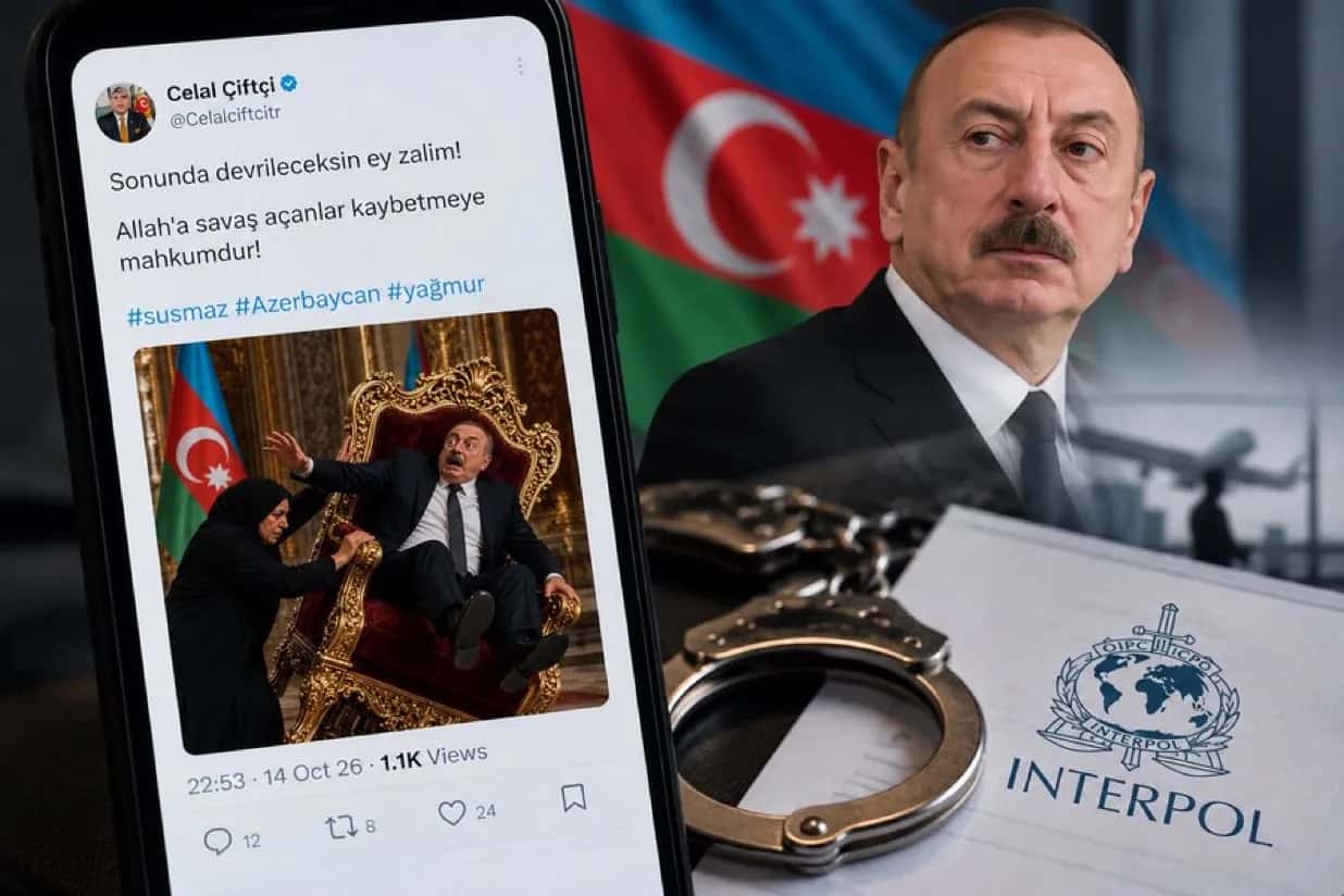 Aliyev'i hedef alan Urfalı gazeteciye Azerbaycan'dan uluslararası arama kararı: Çiftçi özür diledi